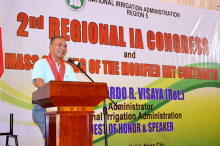 NIA inks contracts with Irrigators in Bicol