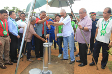 Evasco, Visaya Mark the Construction of TBBMP Phase II