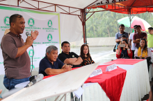 Irrigation Chief visits Sta. Rita, Bito RIS