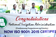NIA receives ISO 9001:2015 Certification